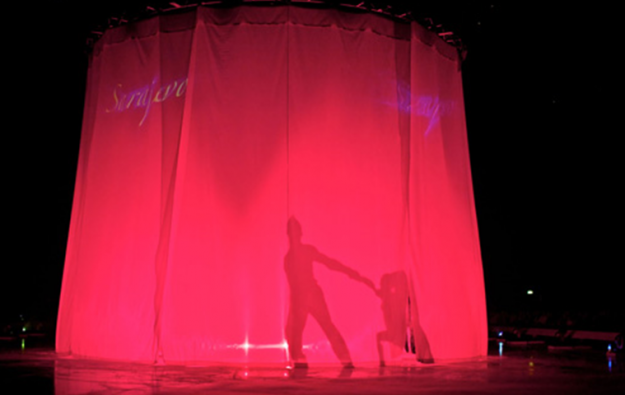 Stage curtain installation Stage curtain installation
